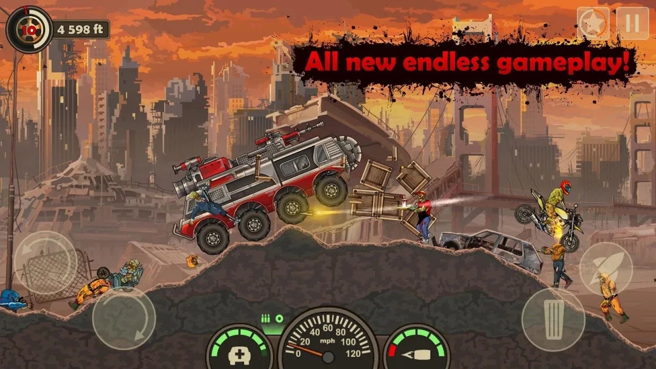 Earn to Die 3 — трасса